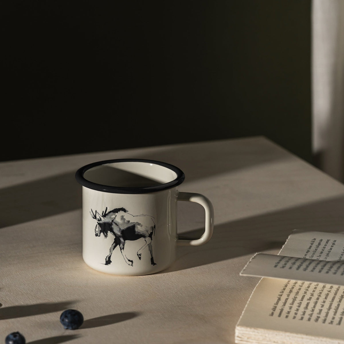 Muurla | Teemu Järvi, Enamel Mug, 0.37L, Moose