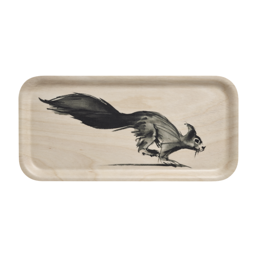 Muurla | Teemu Järvi, Tray, 27x13cm, Squirrel