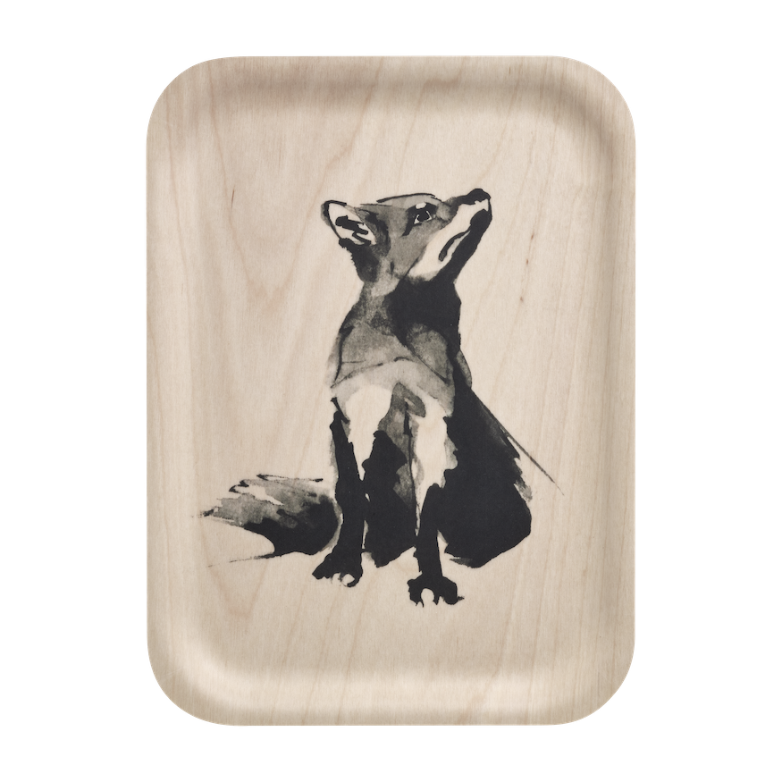 Teemu Jarvi illustrations - Fox Tray 27 x 20cm