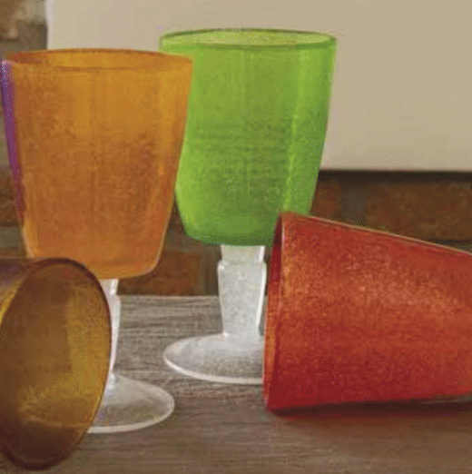 Wine Goblets from Memento Glassware in Italy