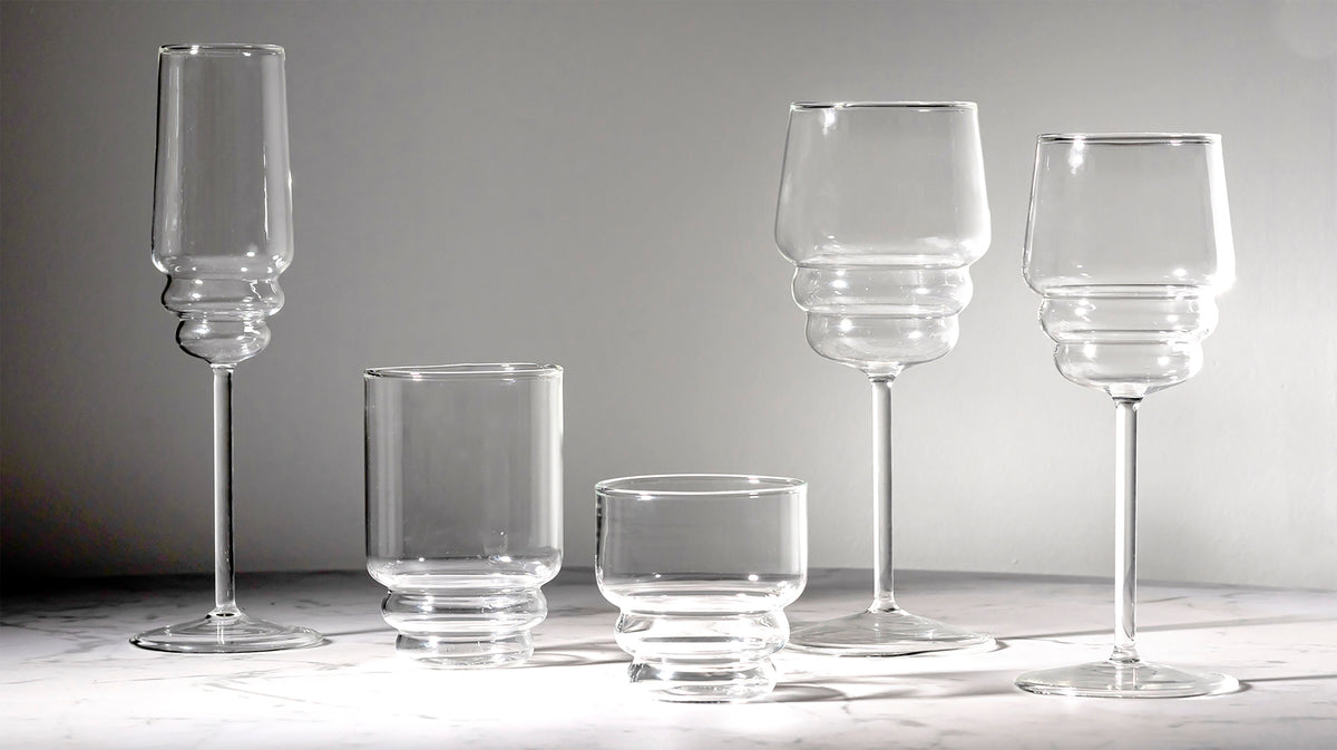 Steps Glassware Collection by Muurla Design