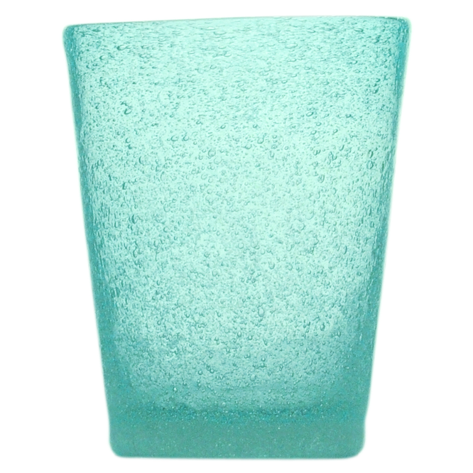 MEMENTO | Handmade Coloured Drinking Glass | Tumbler | Turquoise