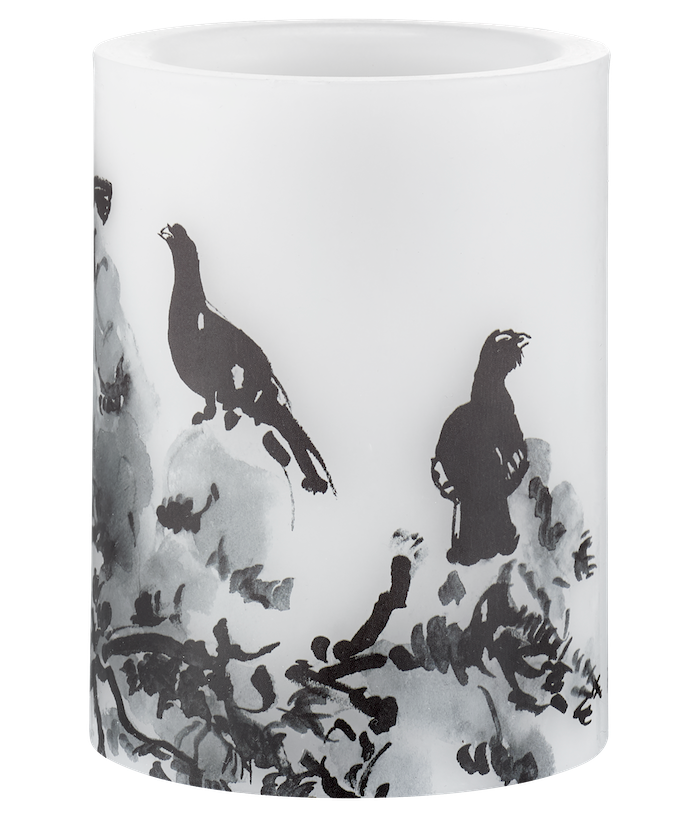 Muurla | Teemu Järvi, LED candle, 10cm, Winter Capercaillie