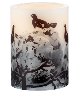 Muurla | Teemu Järvi, LED candle, 10cm, Winter Capercaillie