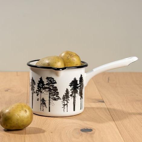 MUURLA | Nordic Enamel Saucepan | 1.3L