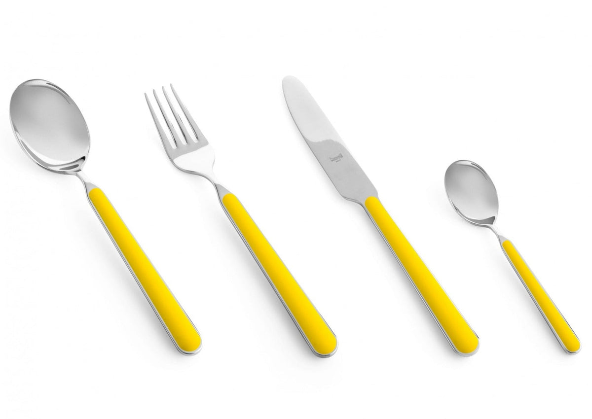 Mepra Fantasia Cutlery 24 pcs set - Yellow