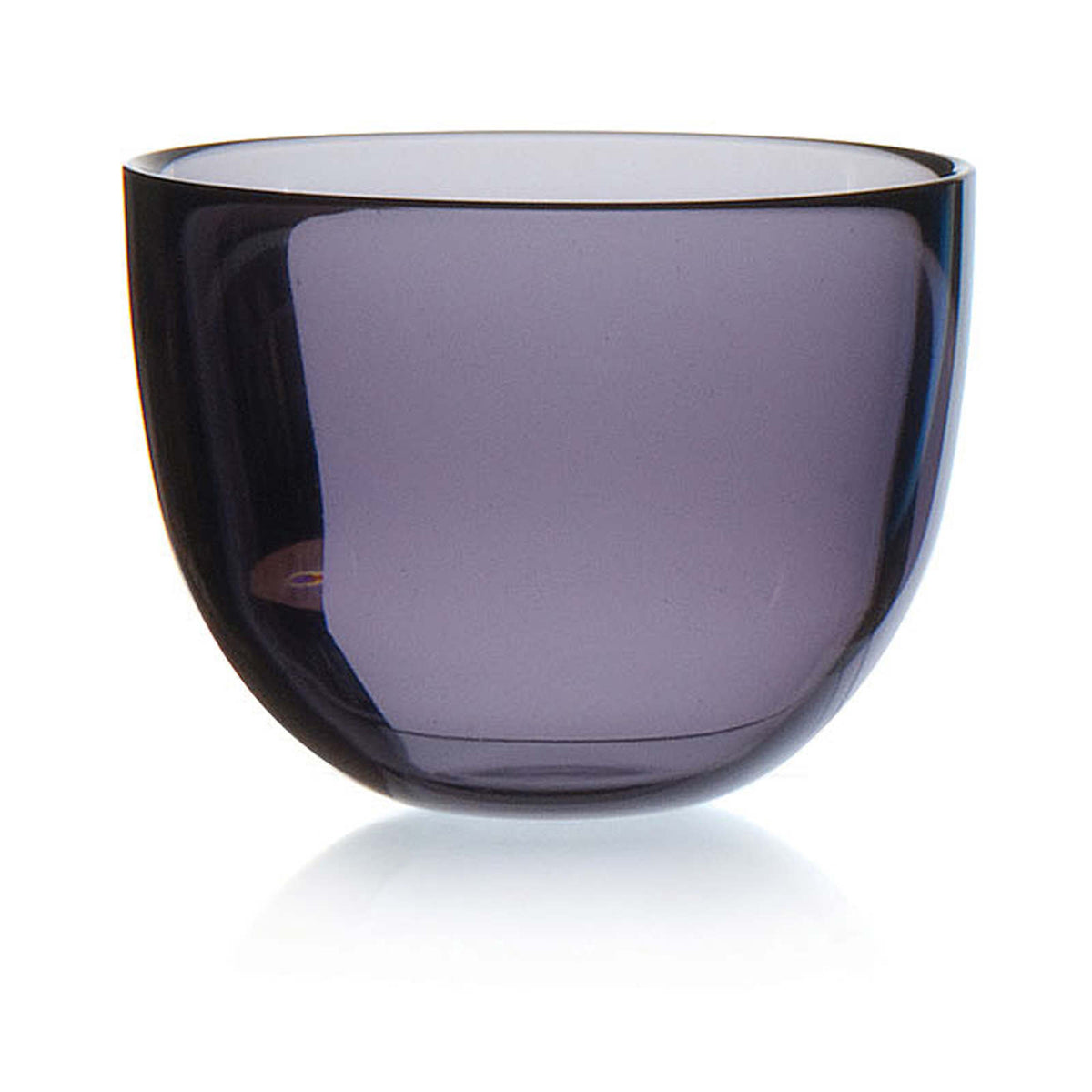 DAVID MELLOR | Glass Bowl | Purple | 10cm High | 13cm Dia