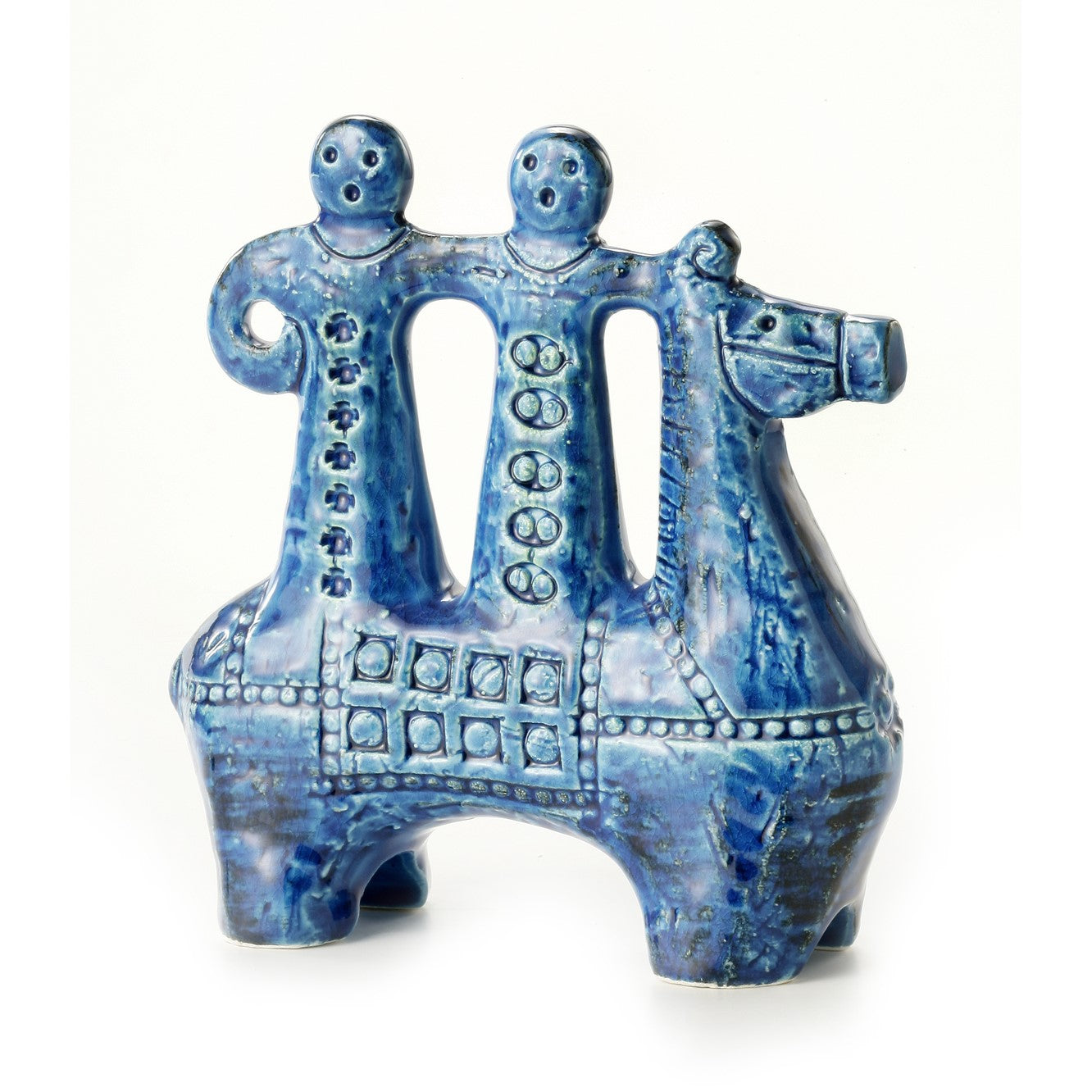 Bitossi Ceramiche | Rimini Blu Pottery | Aldo Londi | Cavallerizzo | Z9990099
