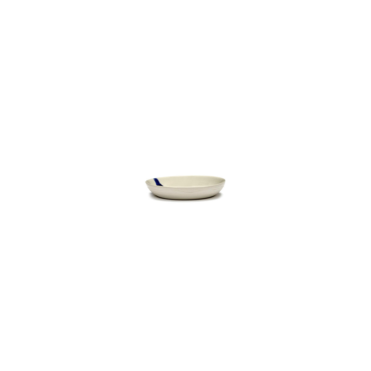 Ottolenghi for Serax Feast collection, small dish, with White Artichoke Blue design.