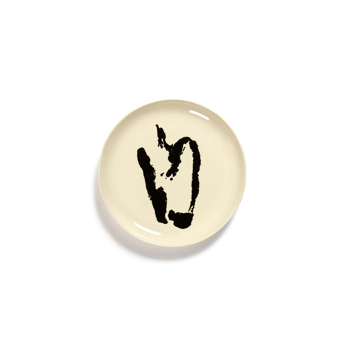 Ottolenghi for Serax Feast collection; medium plate, with white pepper black design.