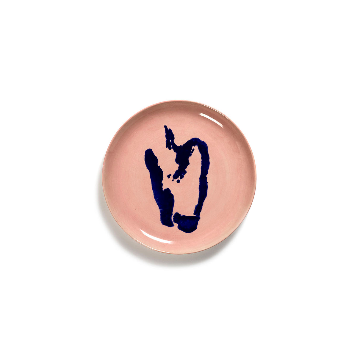 Ottolenghi for Serax Feast collection; medium plate, with delicious pink pepper blue design.