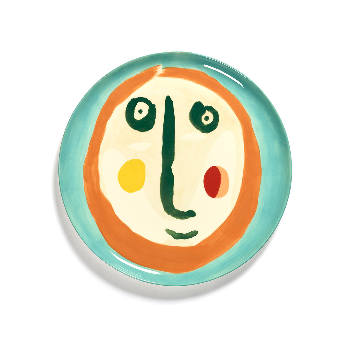 Ottolenghi for Serax Feast collection; serving plate, with face 2 design.