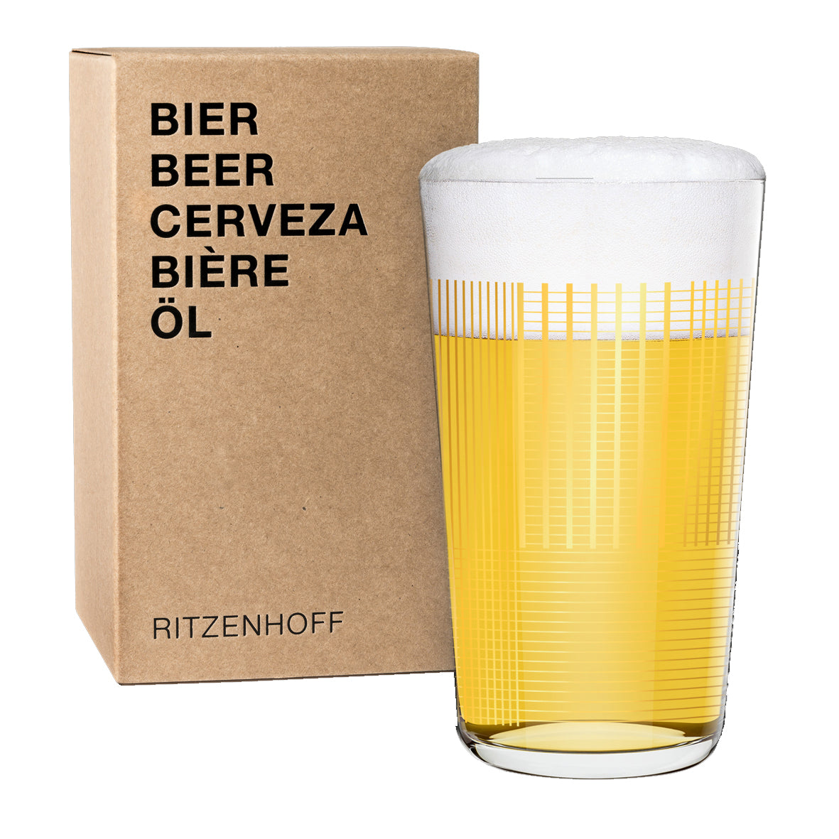 Ritzenhoff Beer Glass. Made in Marsberg Germany.