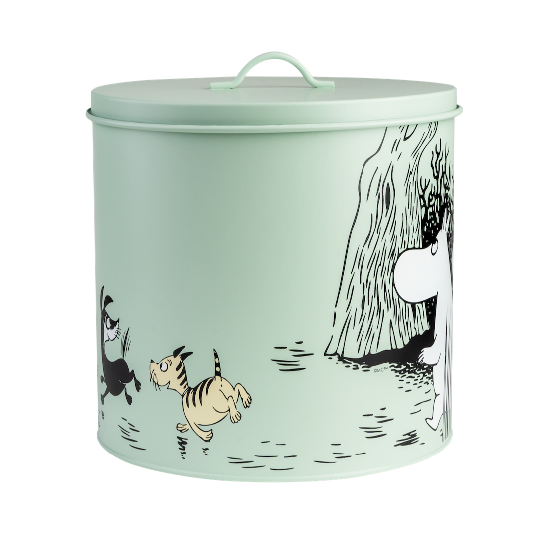 Green Storage Tin   Moomin for Pets