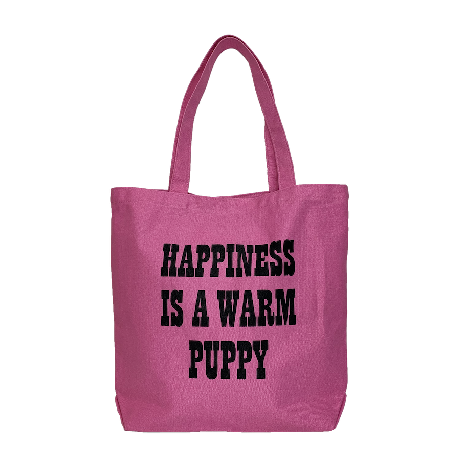 PEANUTS | Tote Bag | Charlie Brown, Snoopy. Happiness is a warm puppy!