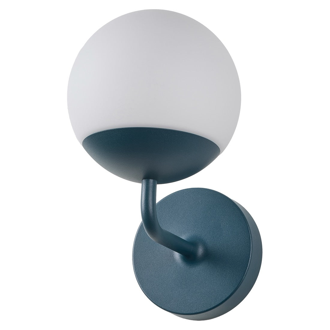 Fermob Mooon! Wall Lamp, designed by Tristan Lohner, in Acapulco Blue