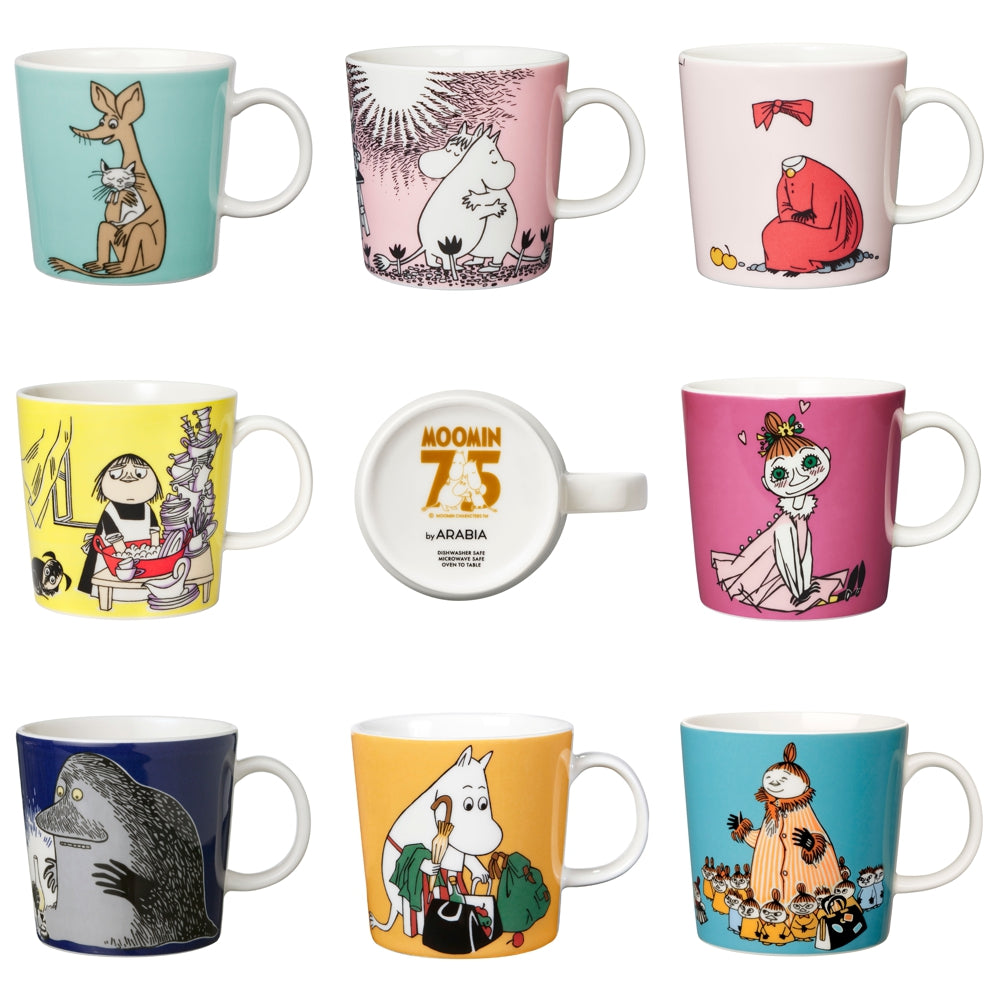 ARABIA | Moomin | 75th Anniversary Classic Porcelain Mug |  Hobgoblin