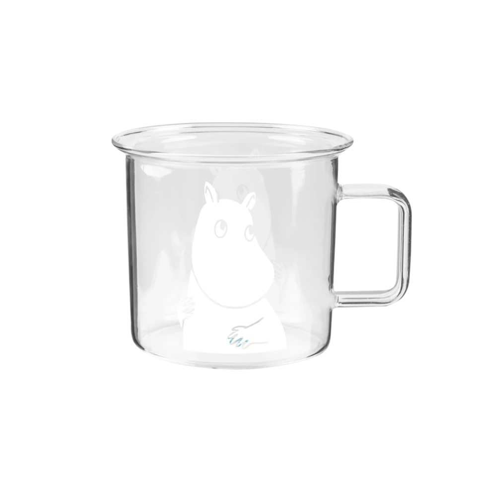 MOOMIN | Glass Mug | 35cl | Moomin - Clear