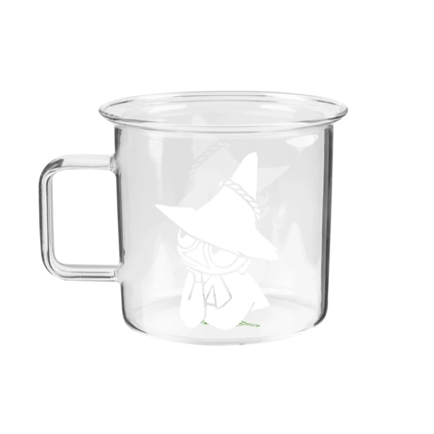 MUURLA | Moomin | Glass Mug | 35cl | Snufkin - Clear