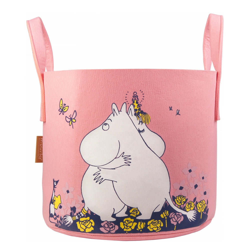 Muurla Design Pink Moomin Hug Basket