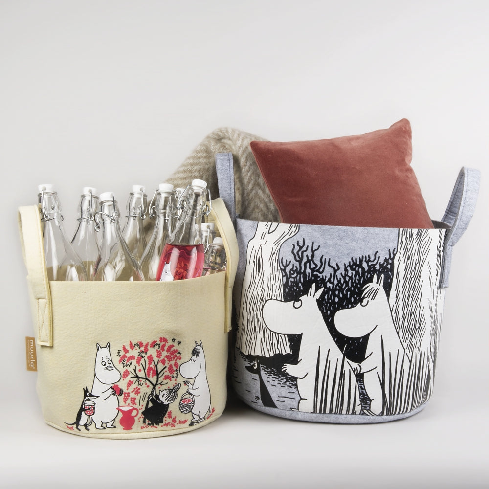 Moomin storage baskets by Muurla Design