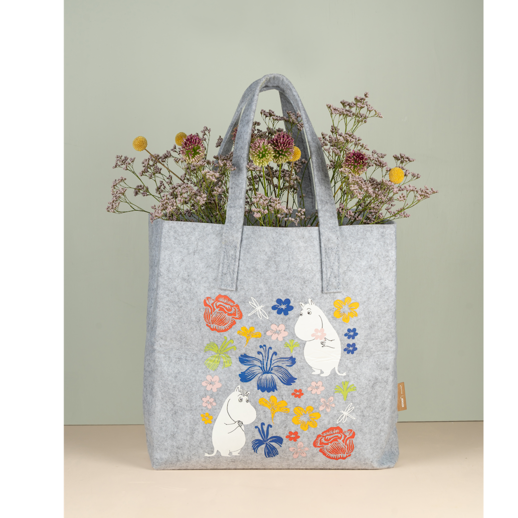 Flowers Tote Bag by Muurla Moomin. 