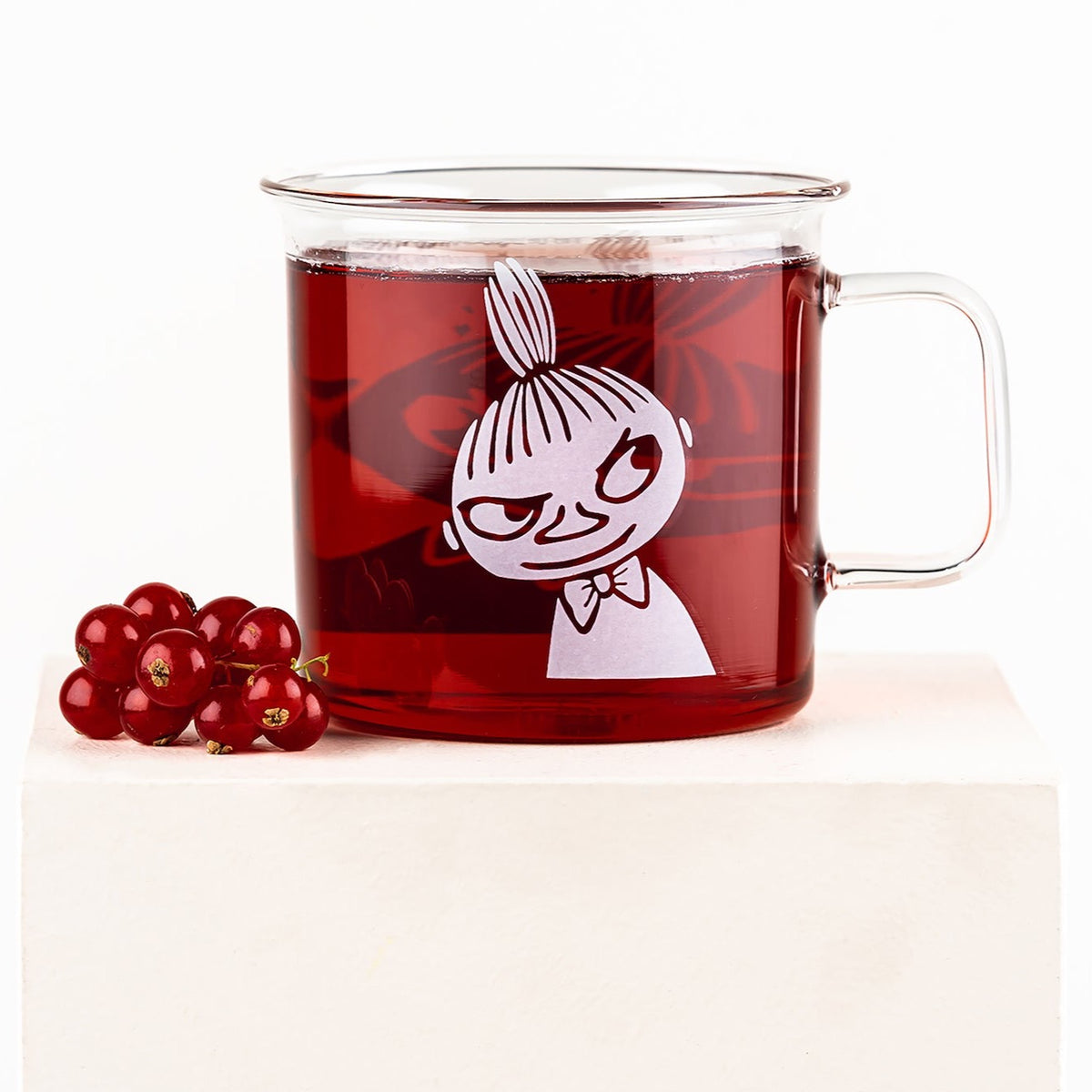 MOOMIN | Glass Mug | 35cl | Little My - Clear