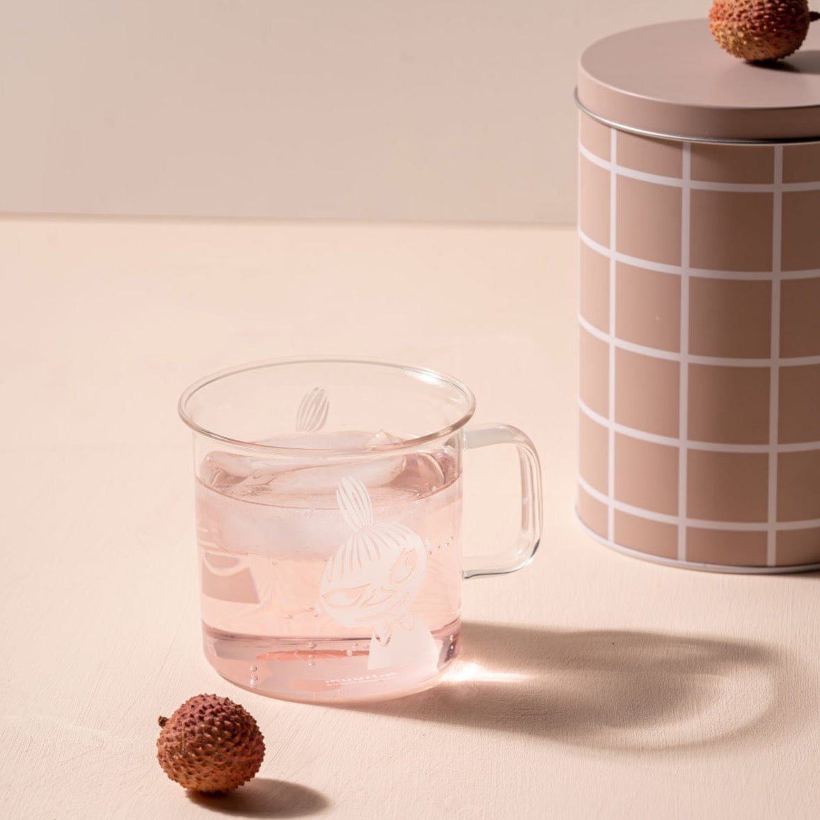 MOOMIN | Glass Mug | 35cl | Little My - Clear