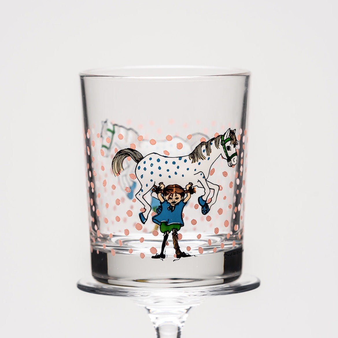 MUURLA | Pippi Longstocking | Drinking Glass | Pippi and the Horse | 20cl