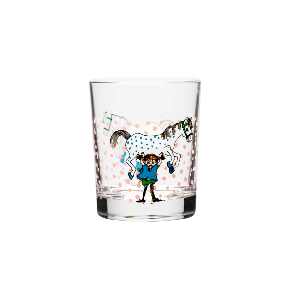 MUURLA | Pippi Longstocking | Drinking Glass | Pippi and the Horse | 20cl