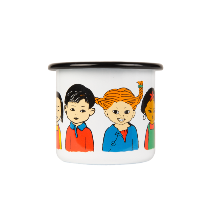 MUURLA | Pippi Longstocking | Enamel Mug | Pippi of Today | 2.5dl