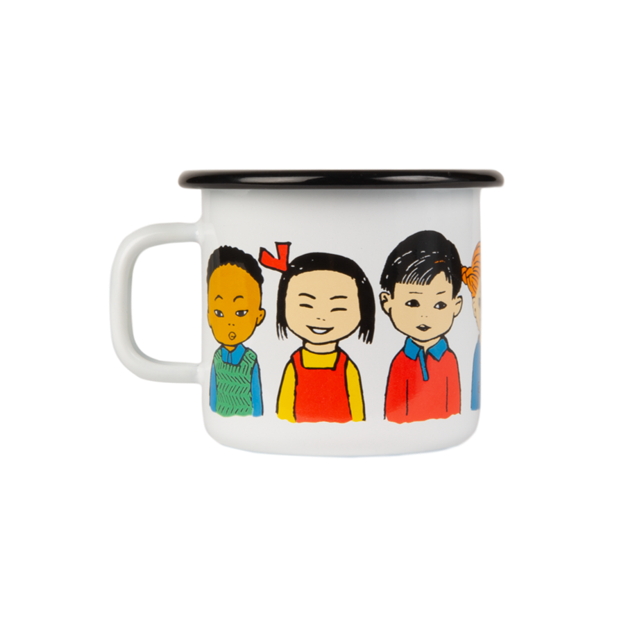 MUURLA | Pippi Longstocking | Enamel Mug | Pippi of Today | 2.5dl