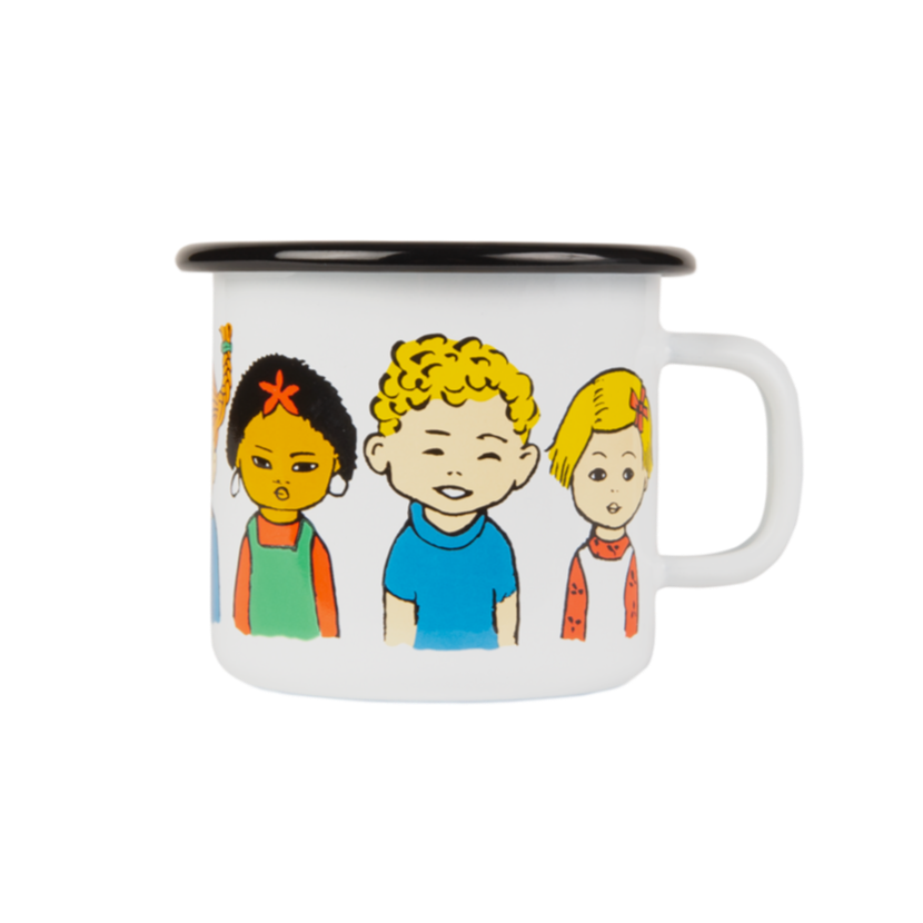 MUURLA | Pippi Longstocking | Enamel Mug | Pippi of Today | 2.5dl