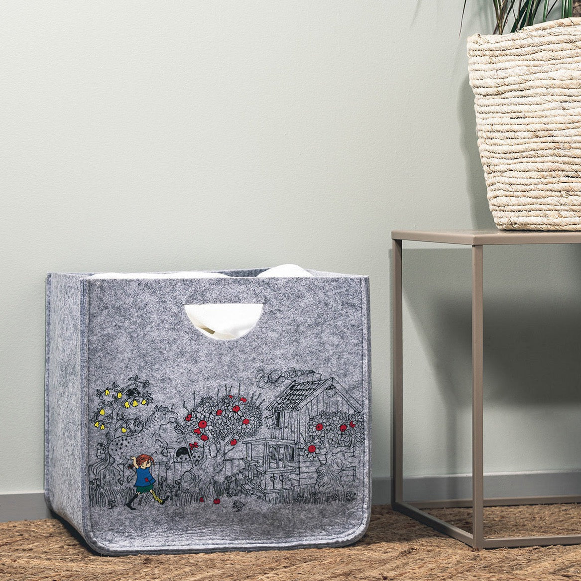 MUURLA | Pippi Longstocking | Storage Basket 33x33x31cm | The Way Home