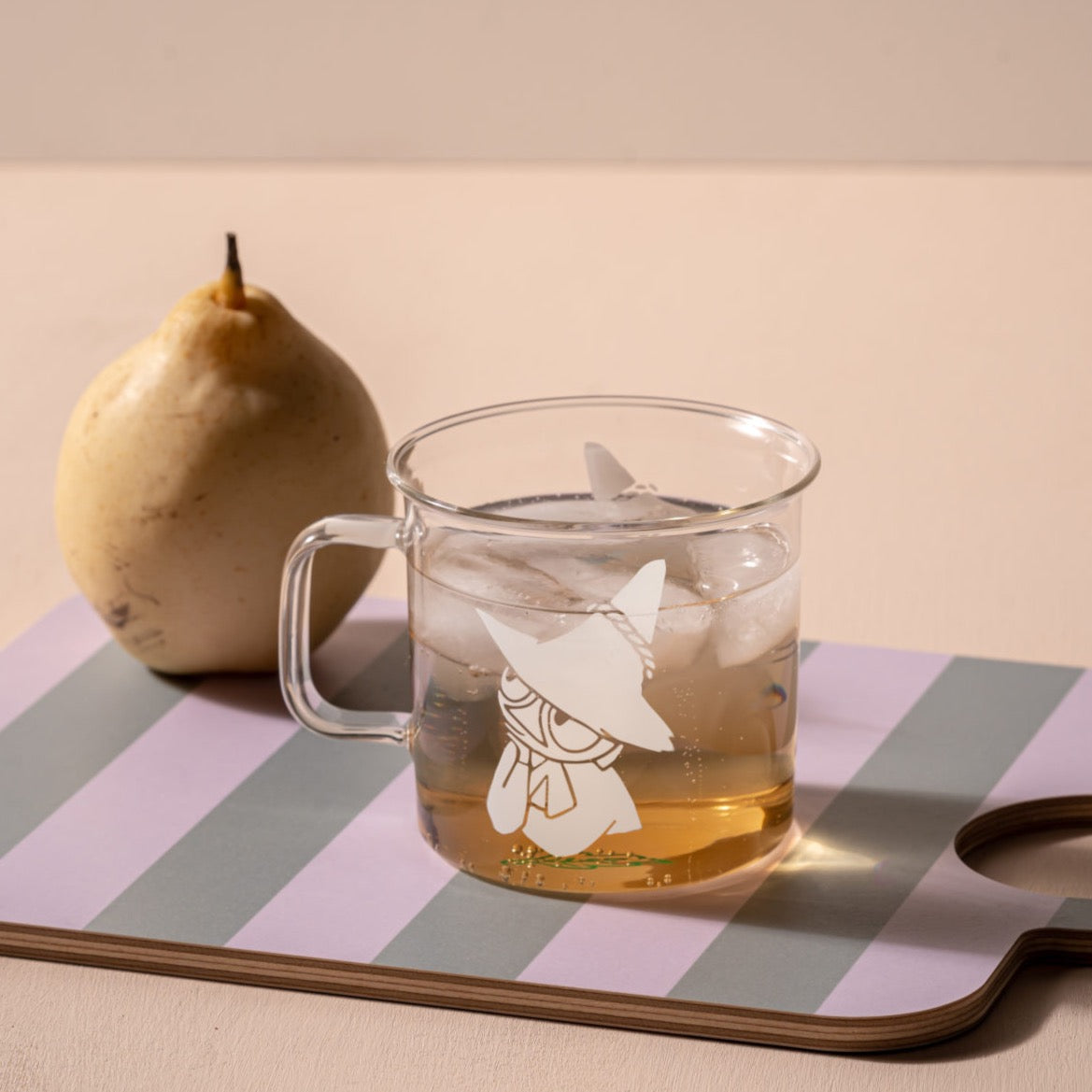 MUURLA | Moomin | Glass Mug | 35cl | Snufkin - Clear