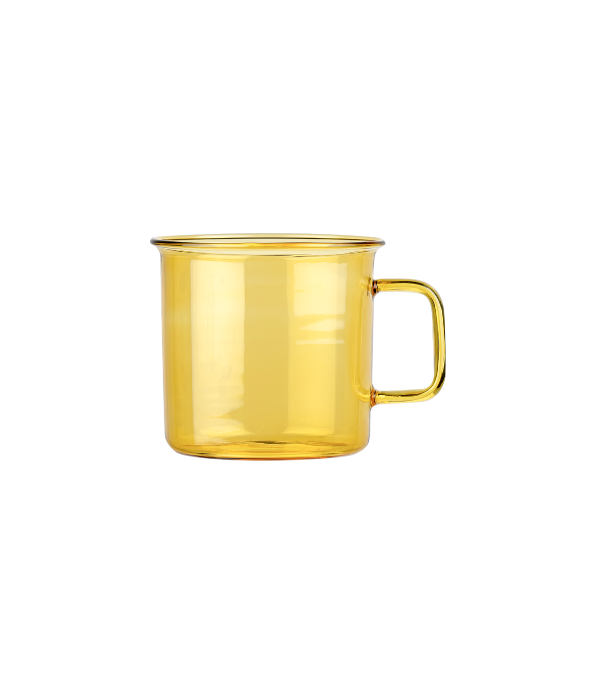 MUURLA | Glass Mug, for Hot or Cold Drinks | 35cl | Clear