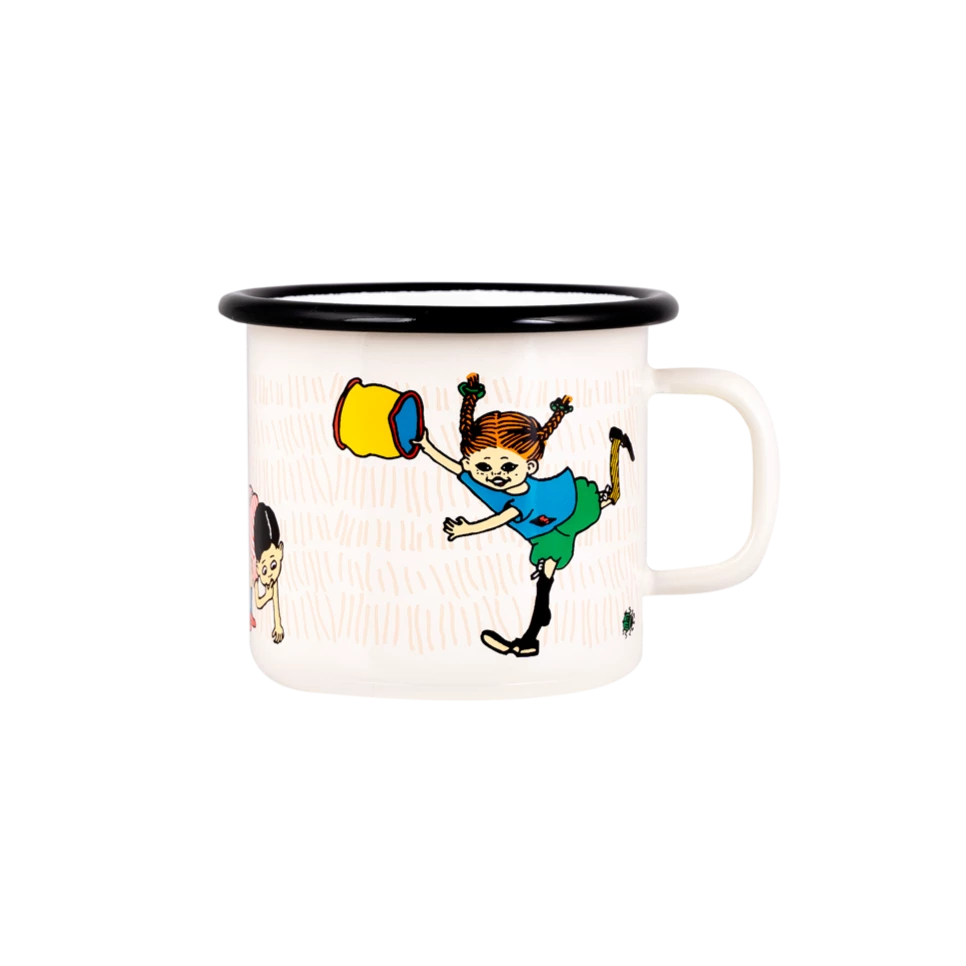 MUURLA | Pippi Longstocking | Enamel Mug | The Snirkle Hunt | 2.5dl