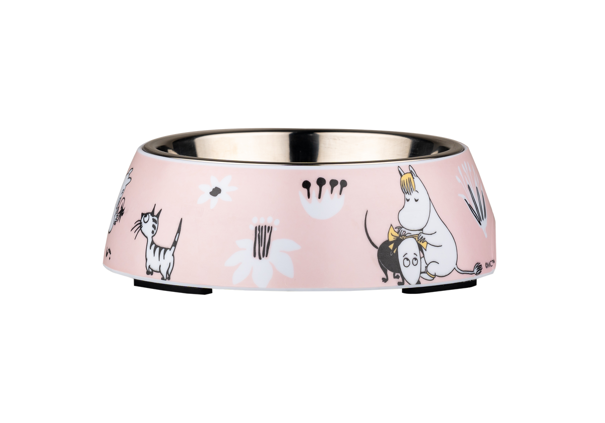 Small Pink Food Pet Bowl by Muurla Moomin 4700-140-05