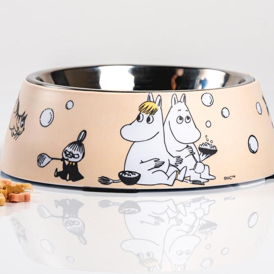 Medium Pet Bowl in Beige 4700-175-06. Moomin For Pets, By Muurla . 