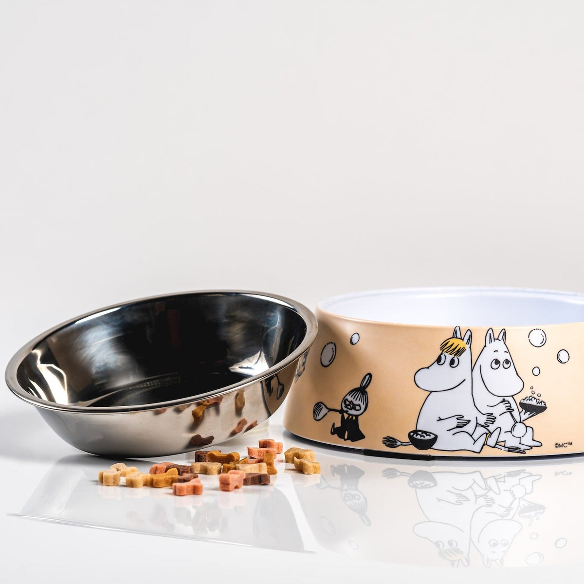 MUURLA - Moomin For Pets | Bowl | Medium Beige | ⌀ 17.5cm x 5.5cm