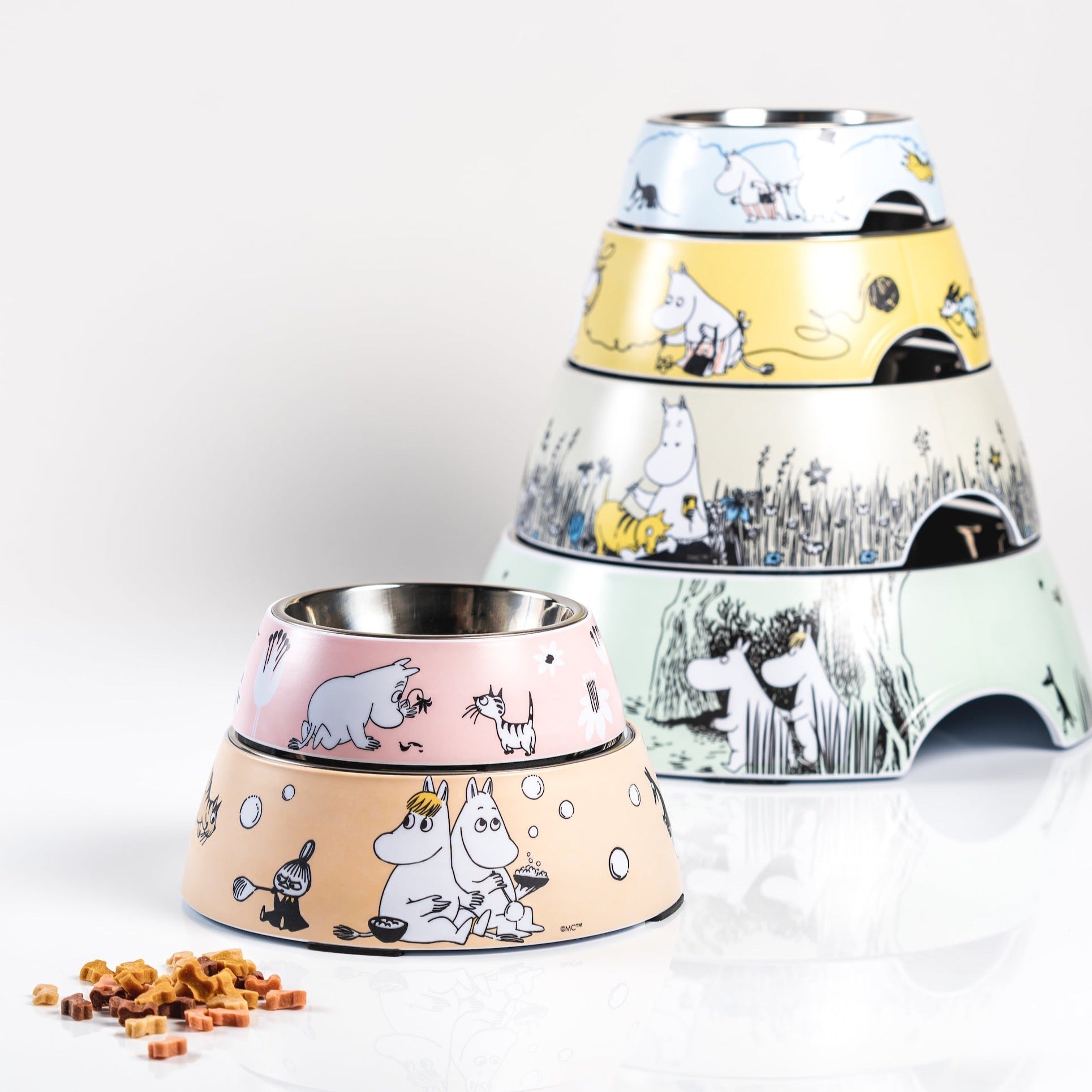 Moomin for Pets, by Muurla. Small Pet Bowl in Pink. 