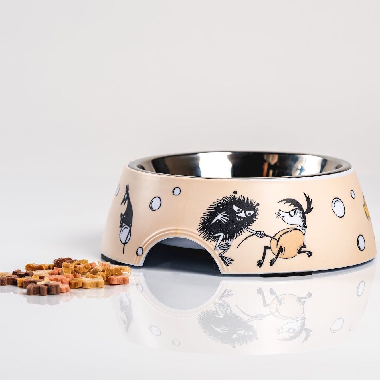 Medium Pet Bowl in Beige 4700-175-06. Moomin For Pets, By Muurla . 