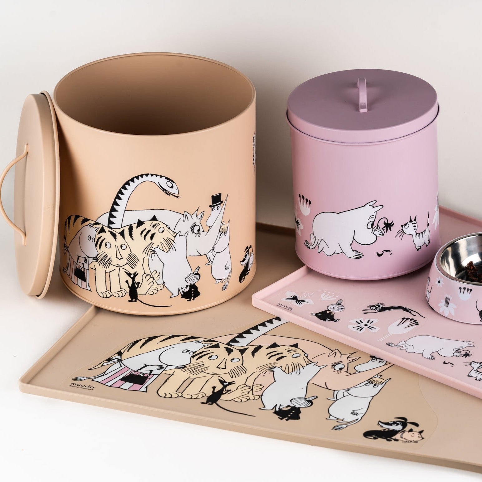 Moomin For Pets Storage Tins by Muurla Design. 4702-002-01