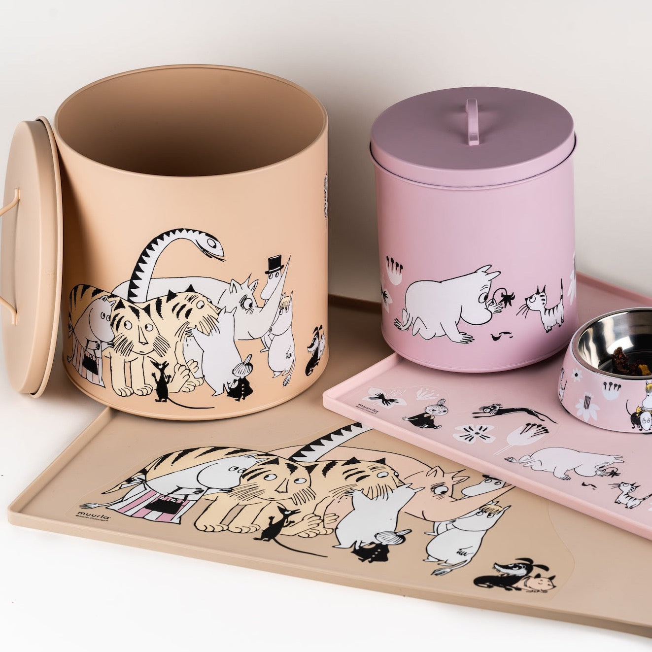 Silicone Petr Mat in the Moomin for Pets by Muurla Design collection