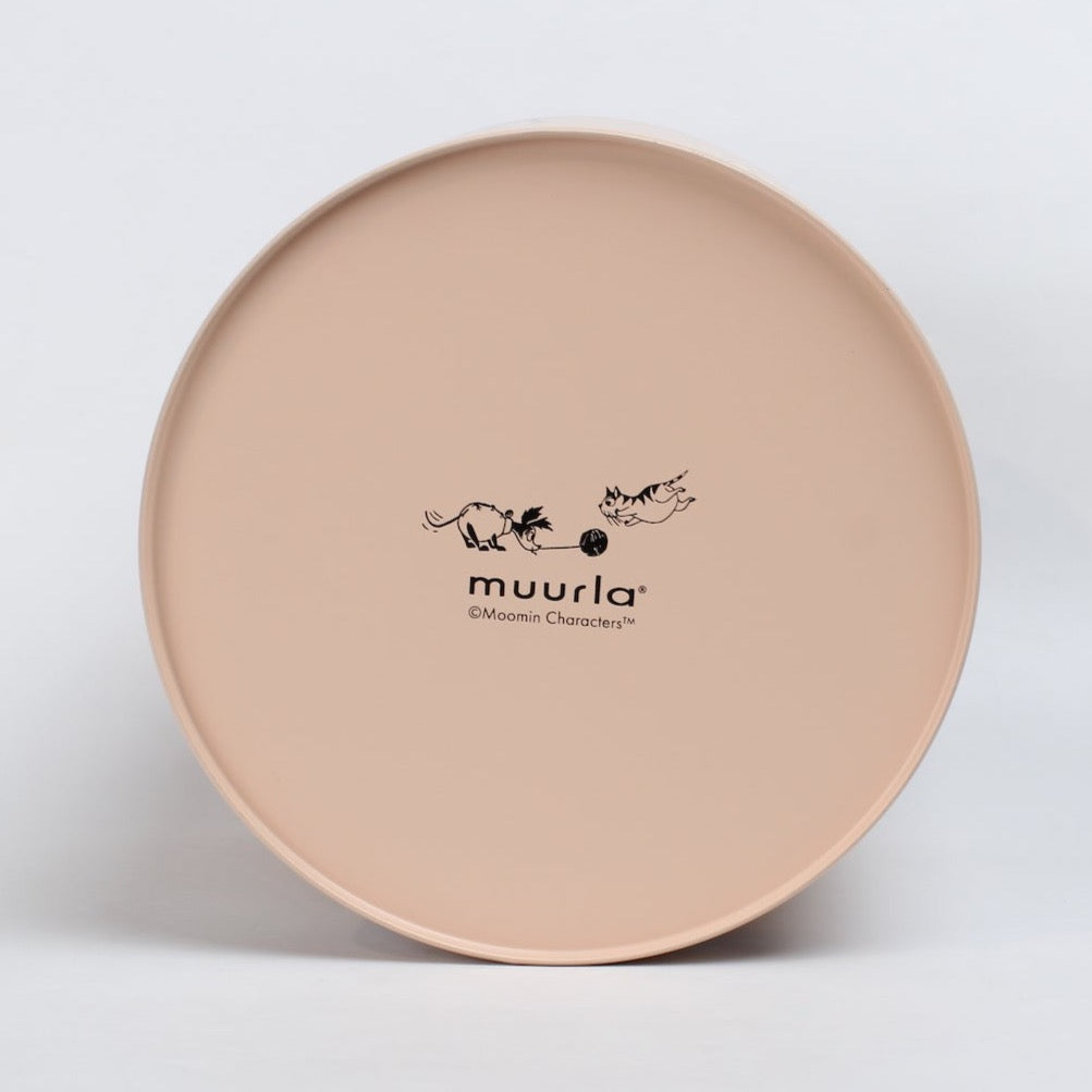 MUURLA | Moomin for Pets | Storage Tin with Lid | Set of 2 | Pink and Beige