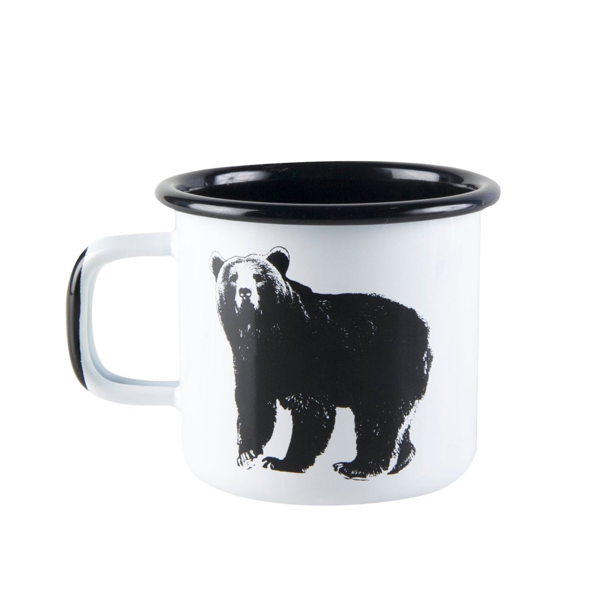 Muurla Design Nordic The Bear 37dl Enamel Mug