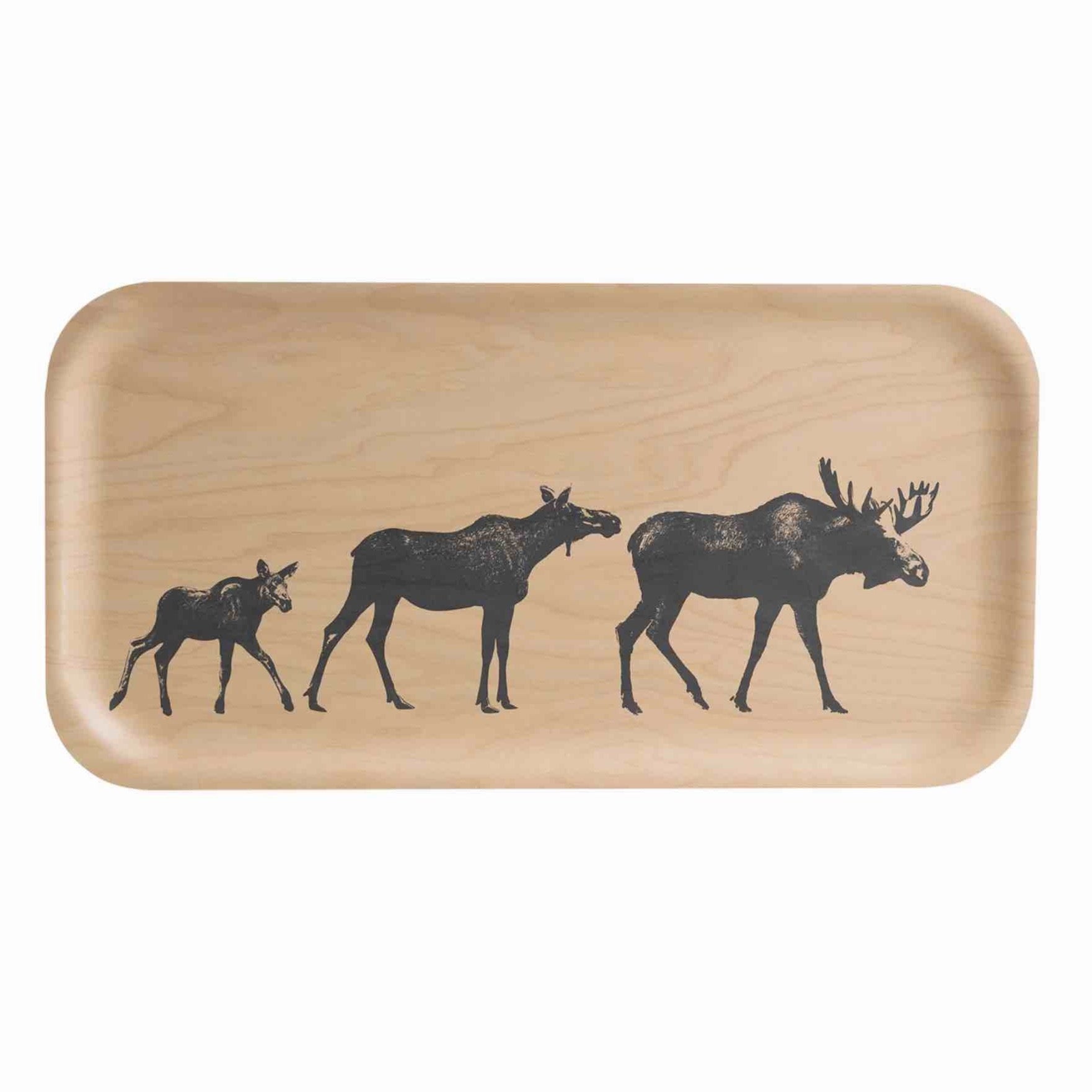 Birch Tray The Moose Family Made in Finland by Muurla Design