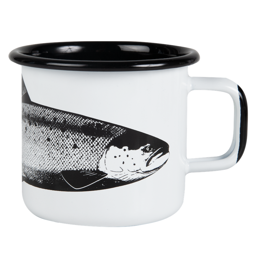 MUURLA | Nordic Enamel Mug | The Salmon | 0.37L