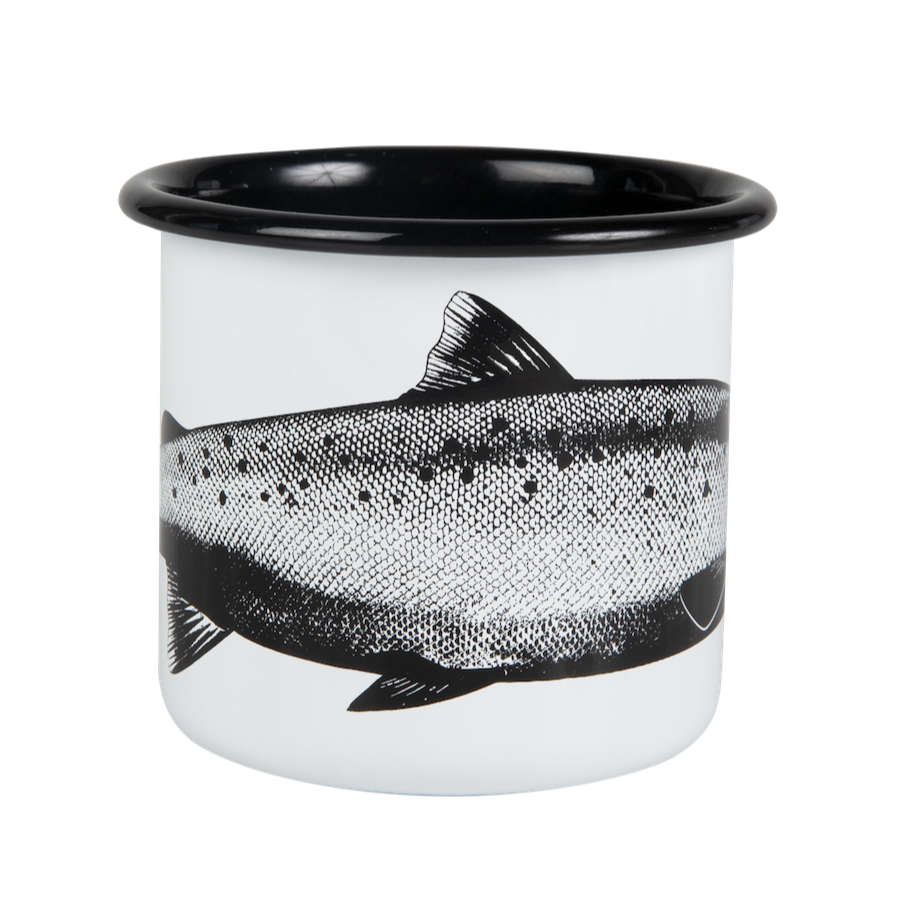 MUURLA | Nordic Enamel Mug | The Salmon | 0.37L