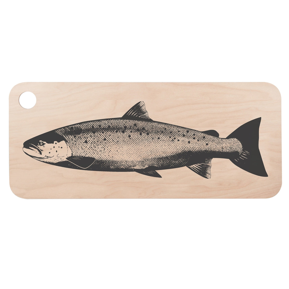 The Salmon Chop and Serve Board by Muurla Design
